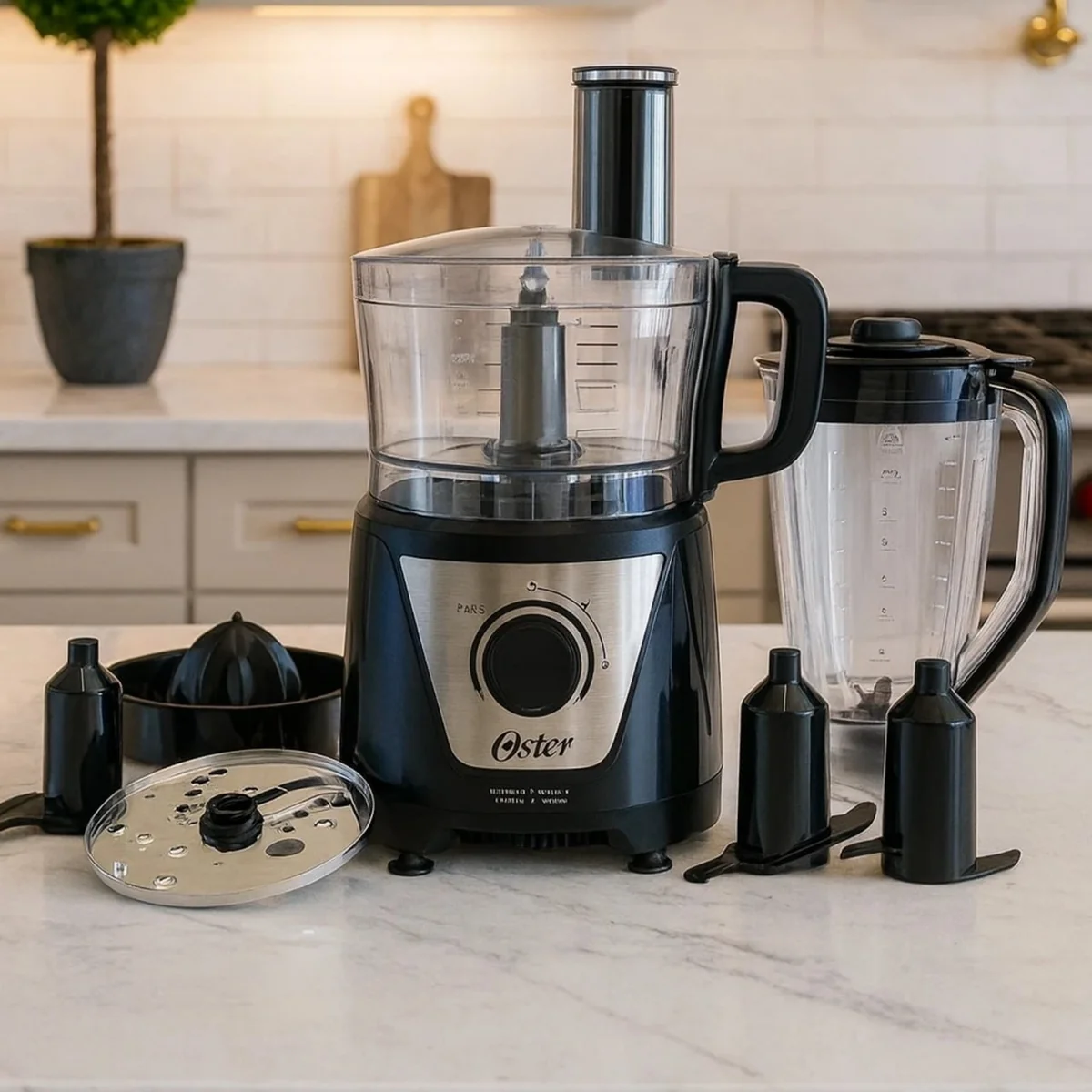 Multiprocessador de Alimentos Black 7 em 1 Oster - 127V