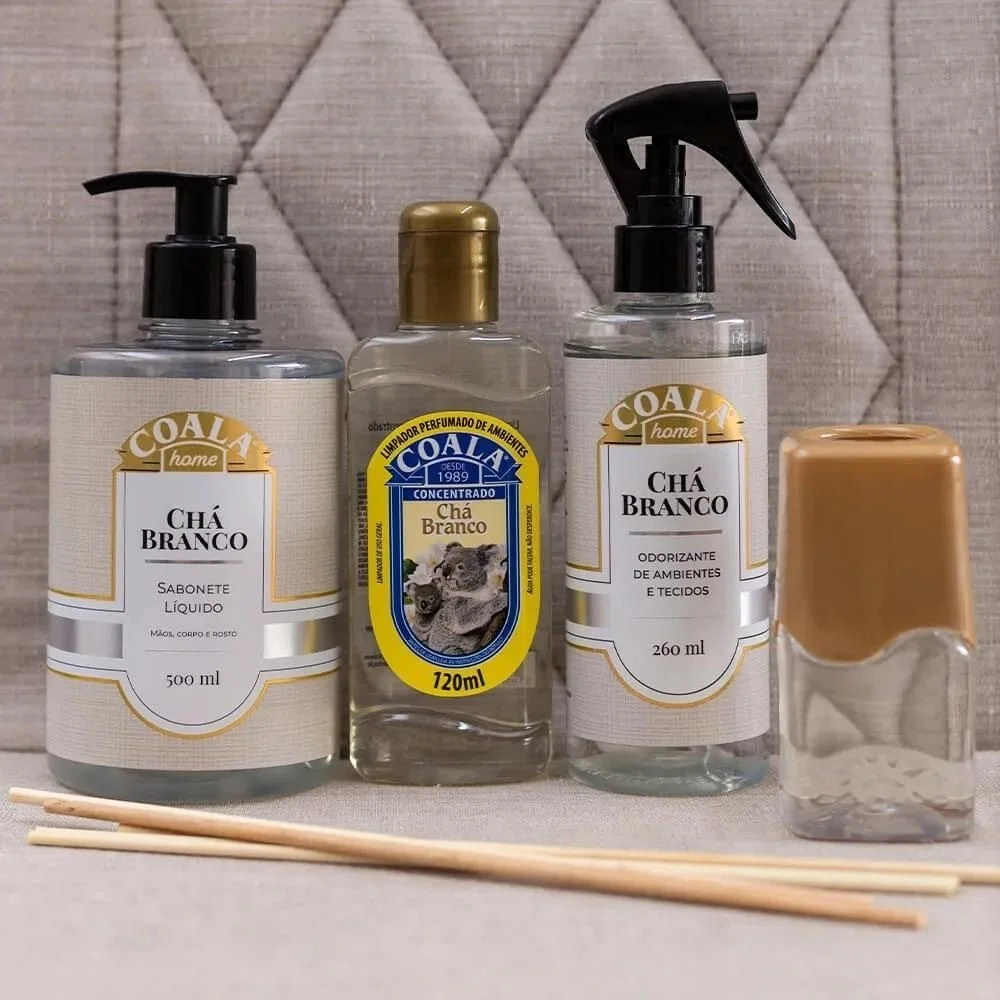 kit Coala Home Chá Branco