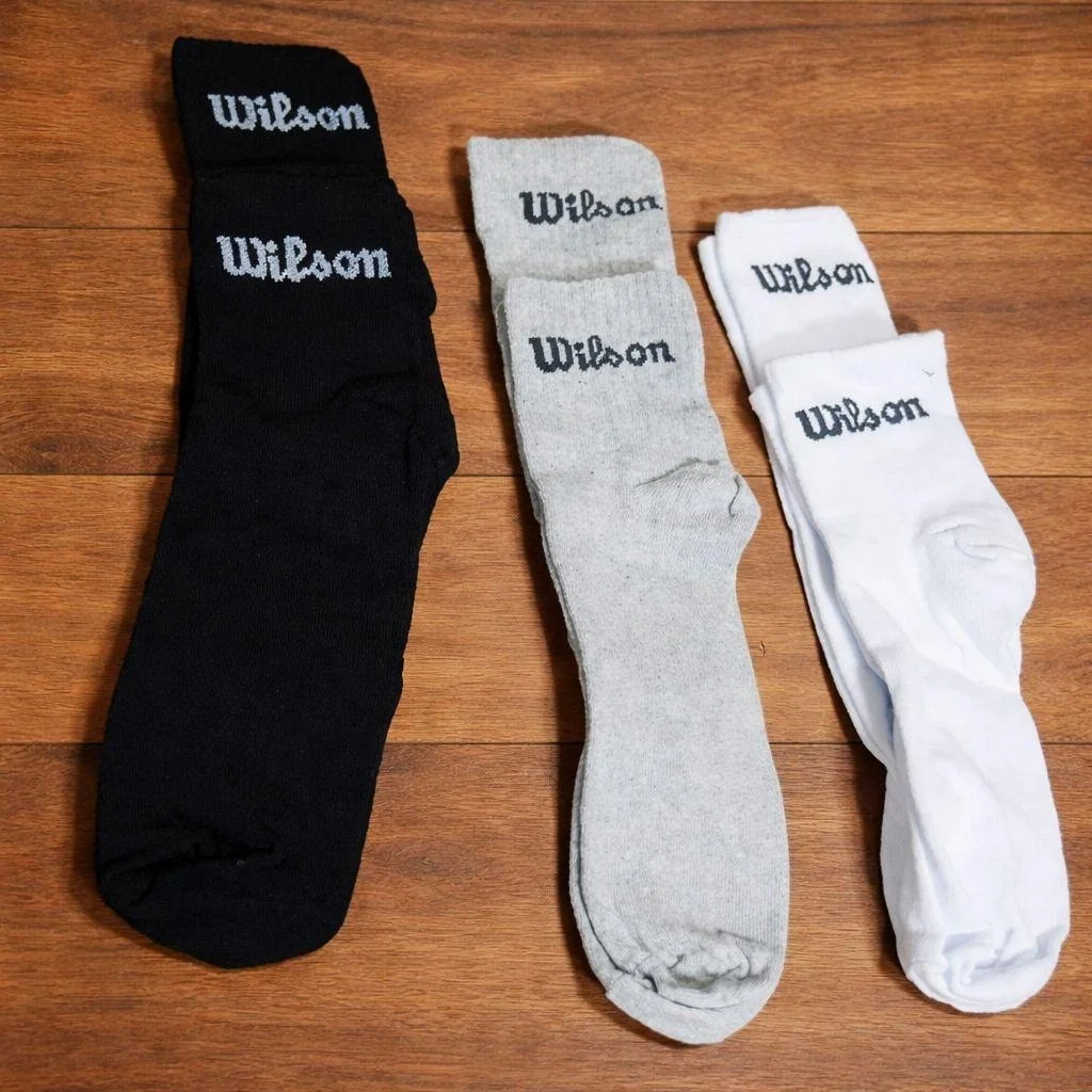 Kit 9 Pares Meias Wilson Cano Médio Masculino Adulto