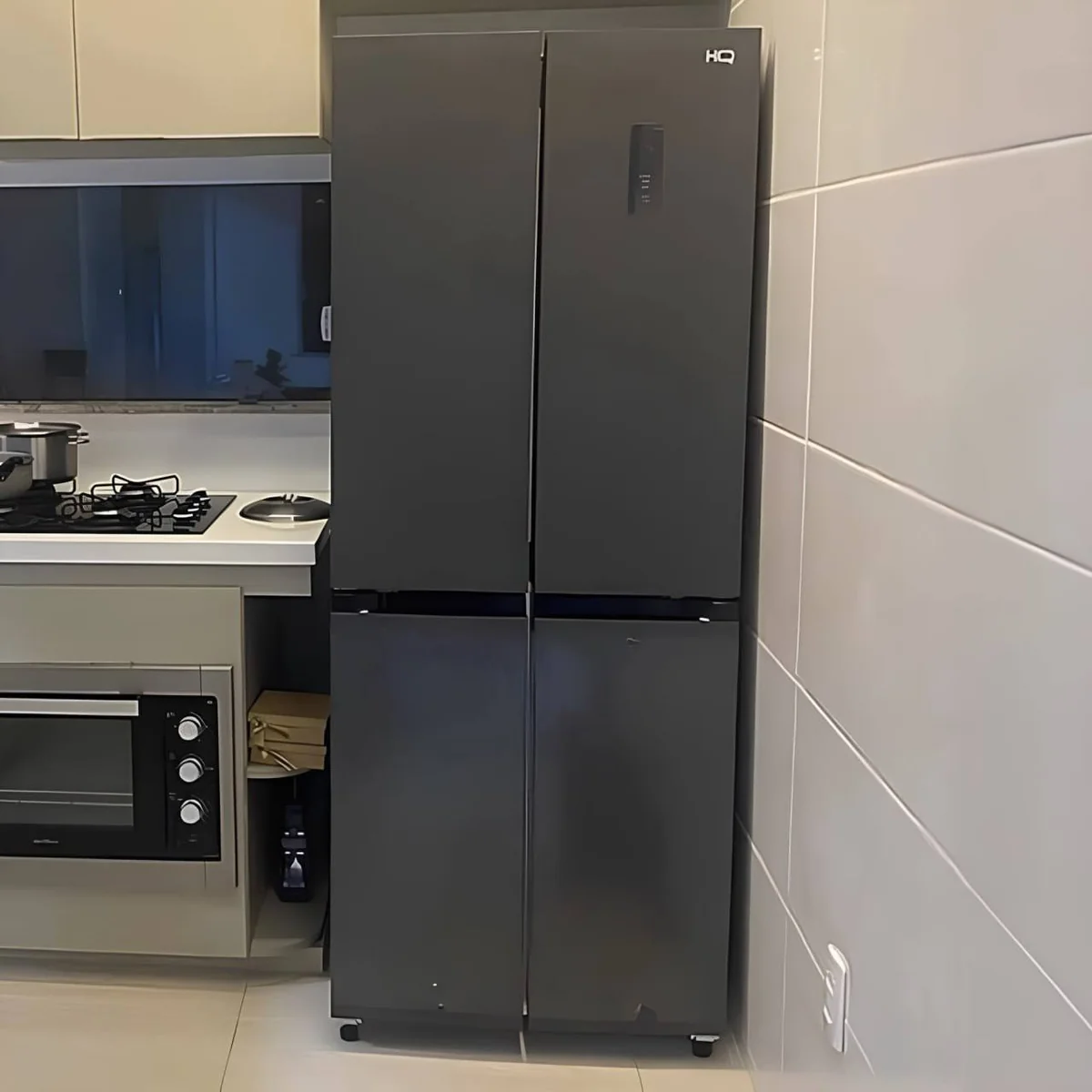 Geladeira Refrigerador HQ Frost Free Multidoor 426 Litros Prata HQ-426MDFF (127V)