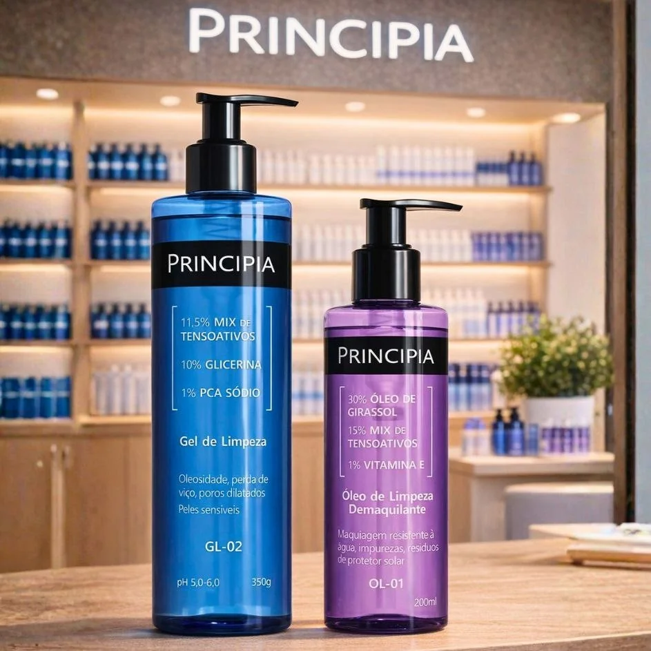 Principia Kit Limpeza Profunda Anti Acne Gl-01 + Ol-01 Momento De Aplicação Dia/noite Tipo De Pele Todo Tipo De Pele