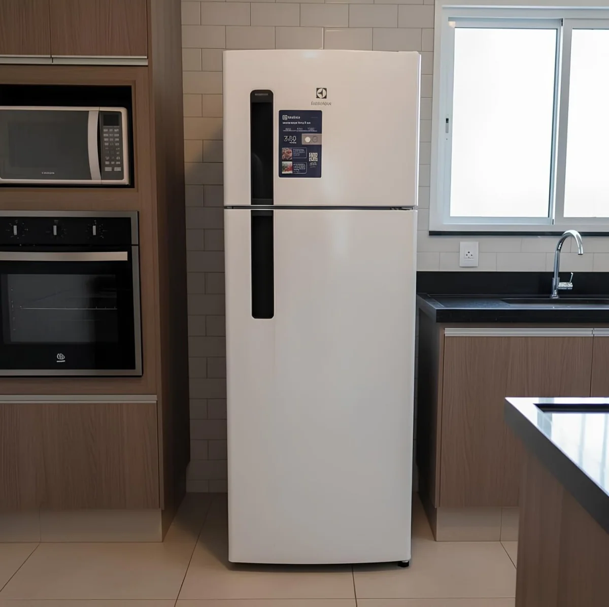 Electrolux Geladeira Electrolux Frost Free 320L Duplex Branca (TF38) 220V