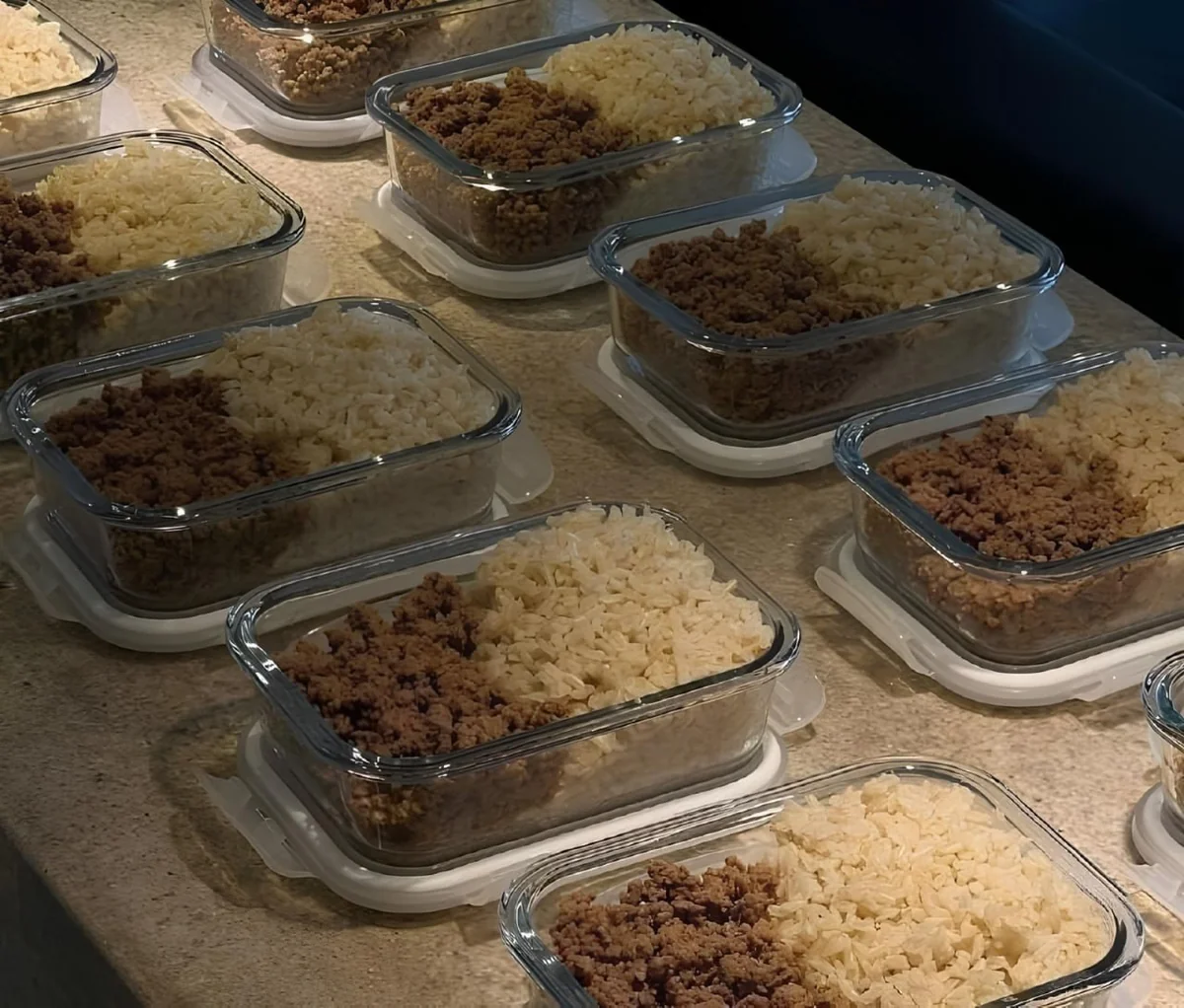 Kit 10 Potes Herméticos Vidro Aristus 640ml 4 Travas Cozinha Branco