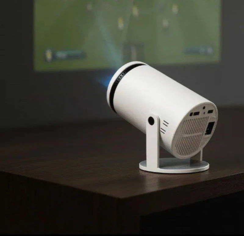 Mini Projetor Davely Hy300 4k Android Com Wi-fi E Bluetooth Branco 127/220v