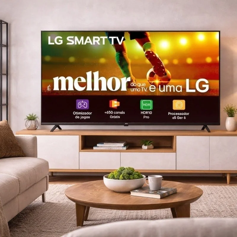Smart Tv LG 43 Full Hd, Processador A5 Ger6, Ai, Alexa E Webos 23 - 43lr6700psa