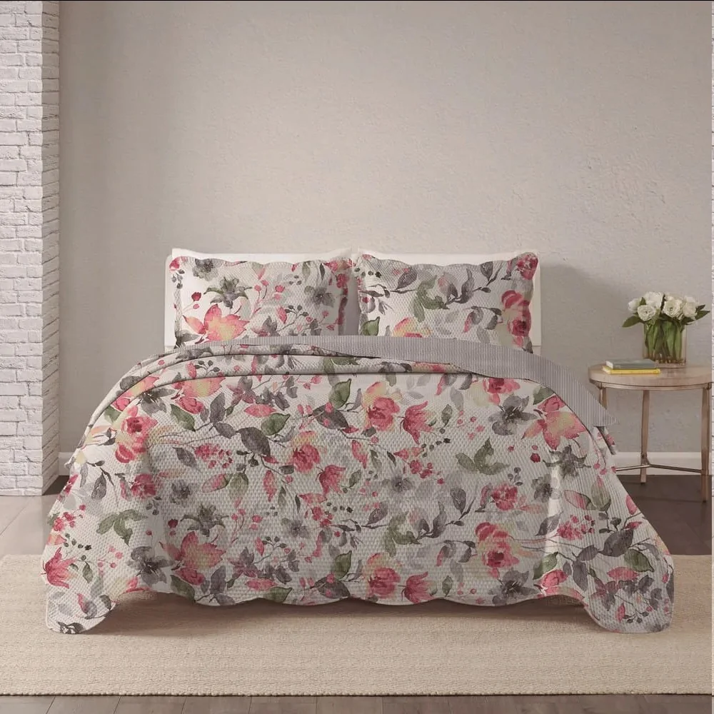 BAIXOU O PREÇO, modelo dupla face pra cama queen ❤️🌺