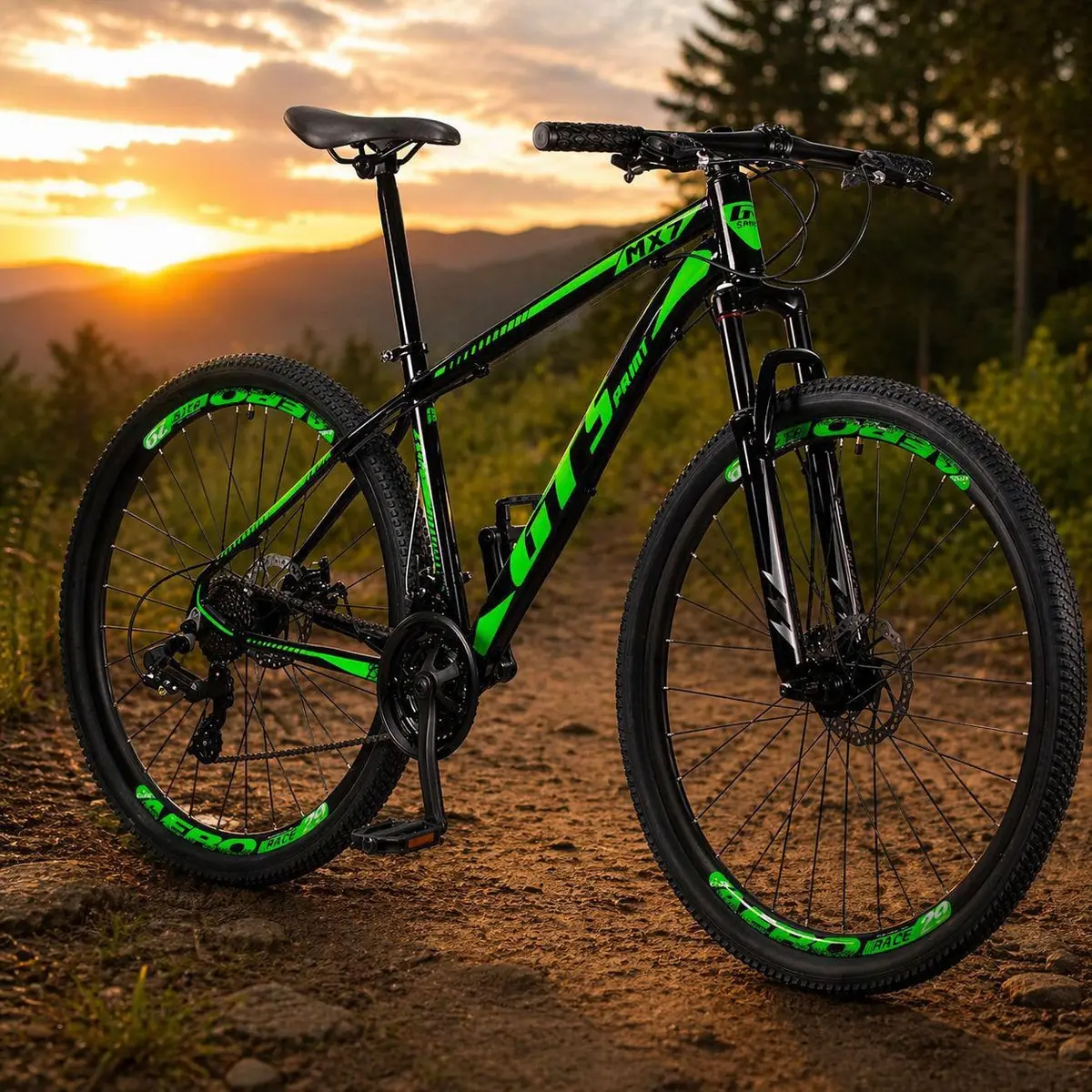 Bicicleta Aro 29 Alumínio Gott 21v Freio a Disco T-Force