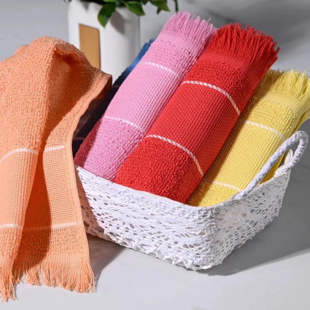 Kit C/10 Toalhinhas Escolar De Mão Social Para Bordar Bebe