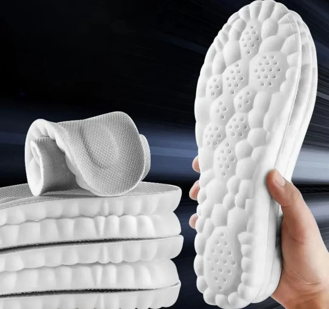 Palmilha De Altissimo Conforto 4d Tênis Sapatos Ortopédica