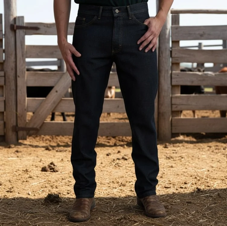 Calça Jeans Masculina Trabalho Reforçada Promoção Atacado