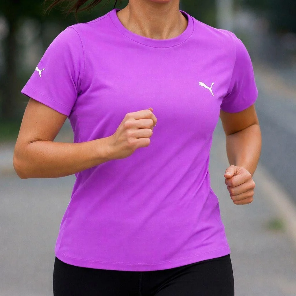 Camiseta Térmica Feminina Uv50+ Puma Manga Curta Original
