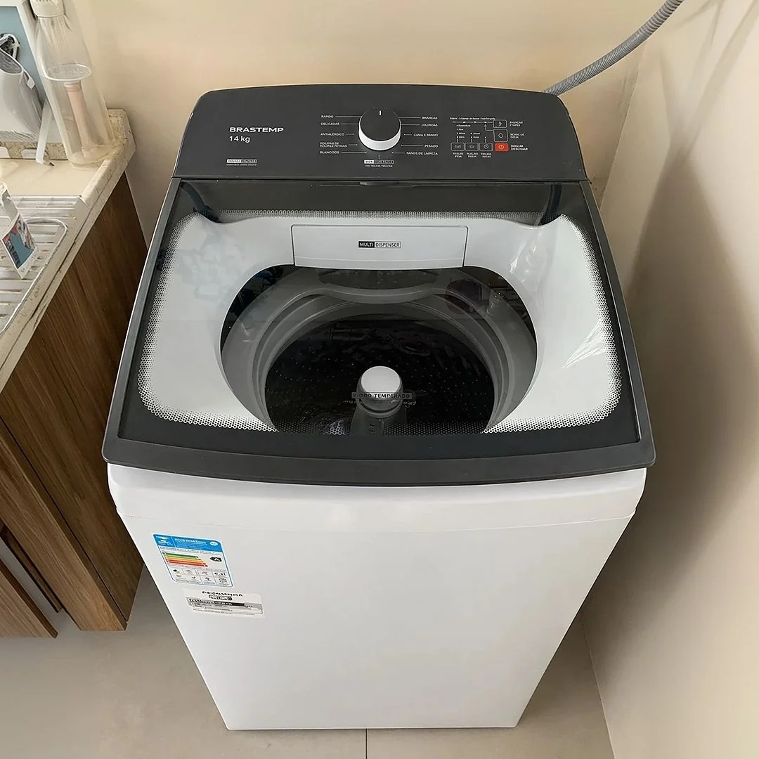 Máquina De Lavar Bwf14ab 14kg Smart Sensor Ciclo Brastemp - Branco 127v