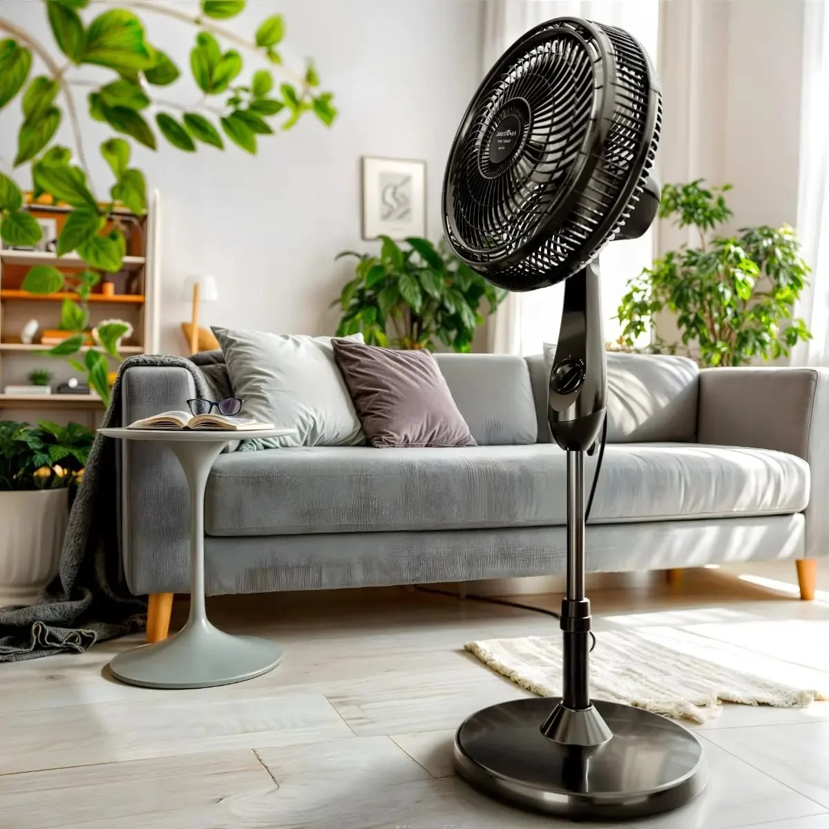 Ventilador De Coluna Bvc31a Maxx Force 6 Pás 75w Britânia 38 Cm N/ Preto 220v Cinza Plástico 6