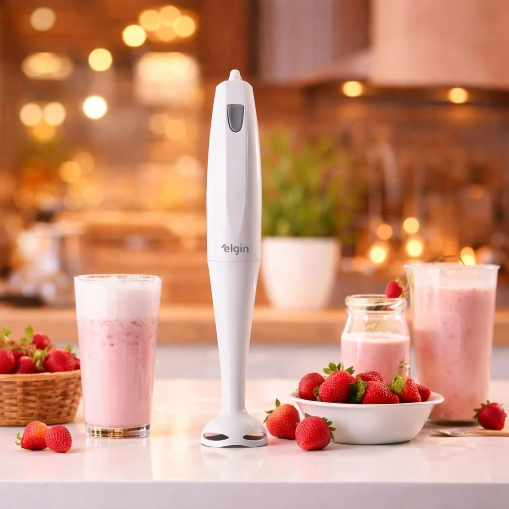 Mixer de Mão 200W Elgin Compacto e Leve, ergonômico e fácil de limpar Branco 220v