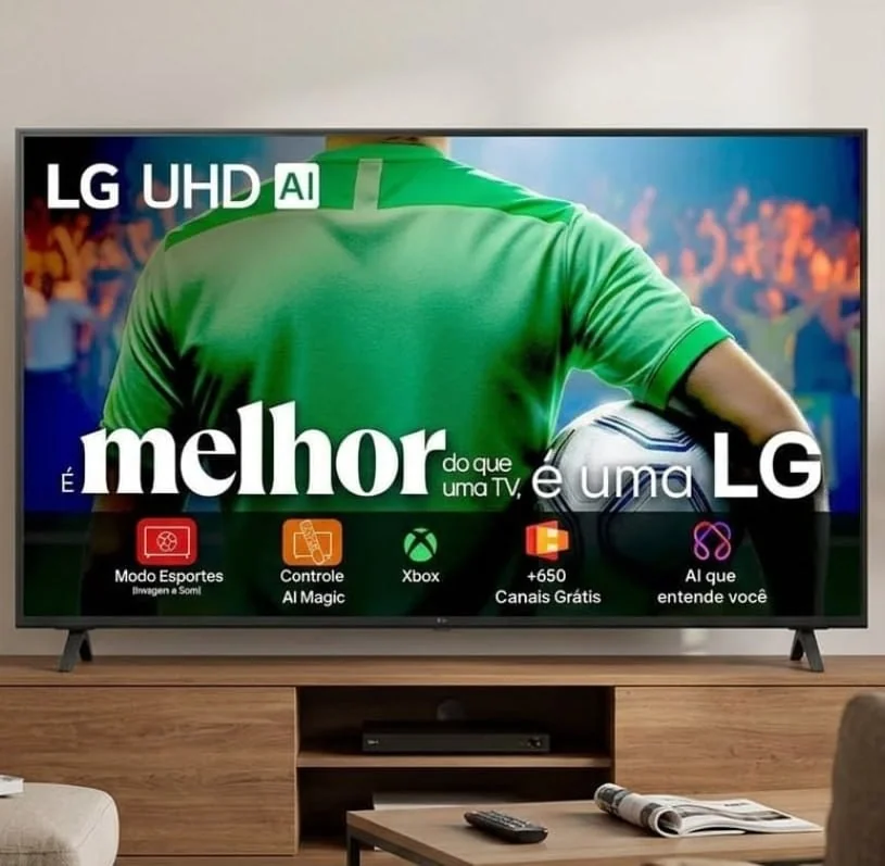 Smart Tv LG Uhd Ai Ua85 86 Polegadas Hdr10 Pro Processador 7 Ai Ger 8 Webos 25