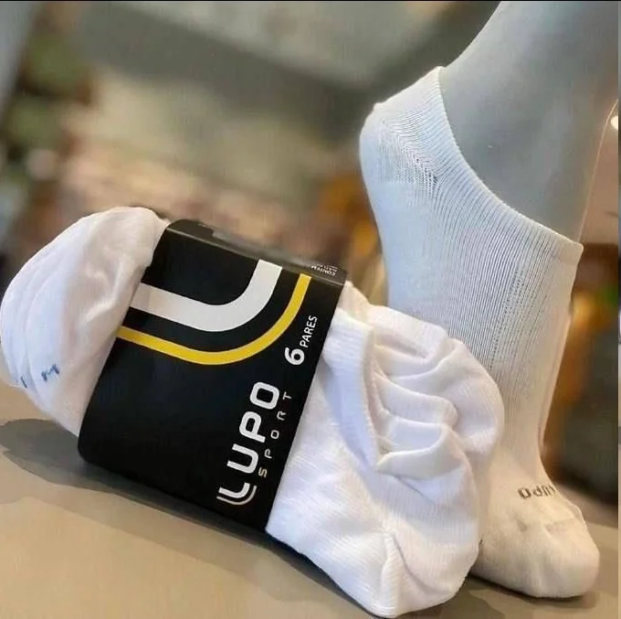 Kit 10 Pares De Meias Lupo Soquete Invisível Sport