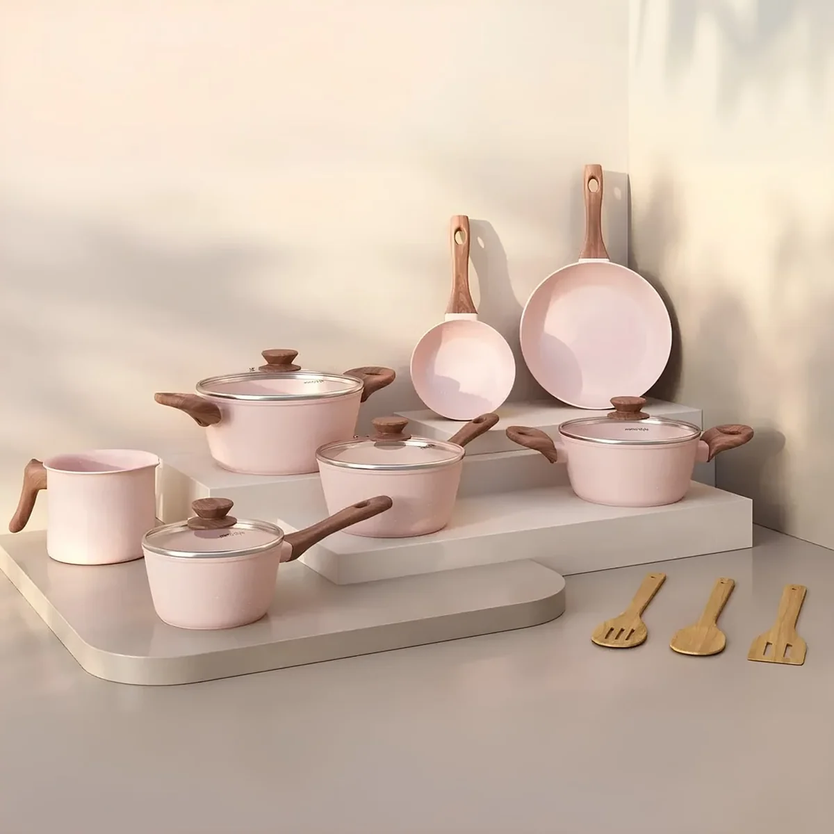 Jogo De Panelas Em Cerâmica 10 Peças Antiaderentes Indução Style Cook Mimo Style Quartz