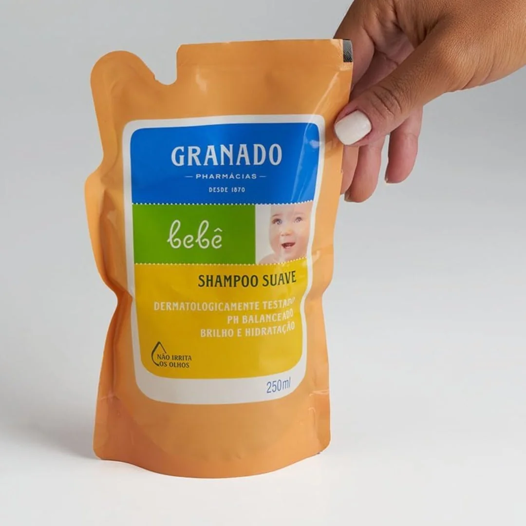 Granado Refil Shampoo Bebê, Tradicional, 250ml
