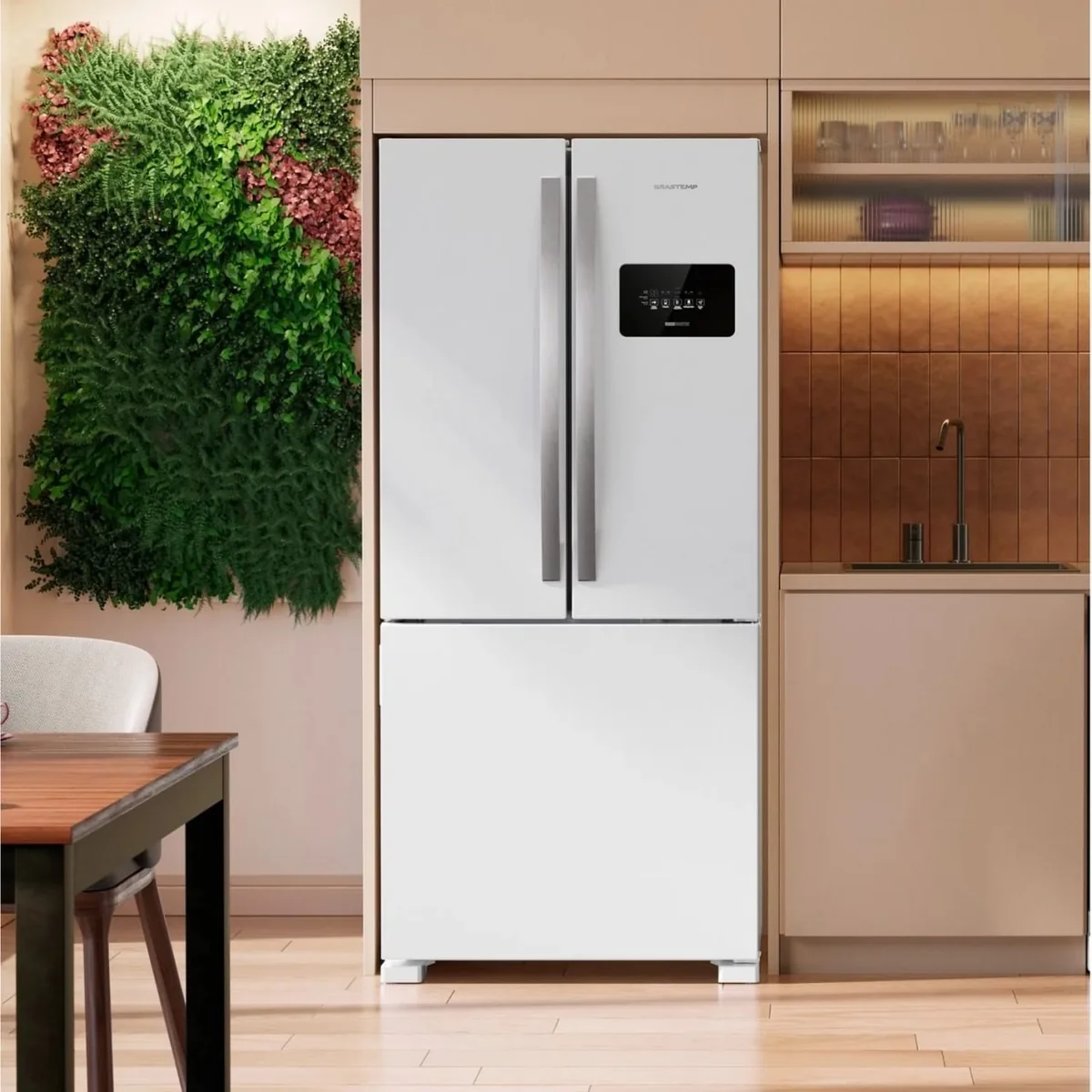 Geladeira Frost Free French Door 3 Portas Branca Brastemp - BRO85MB 220V