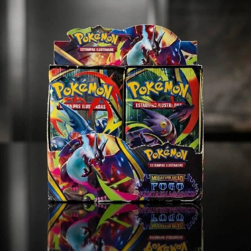 Pokémon TCG, Blister Unitário ME02 Fogo Fantasmagórico 6 Cartas