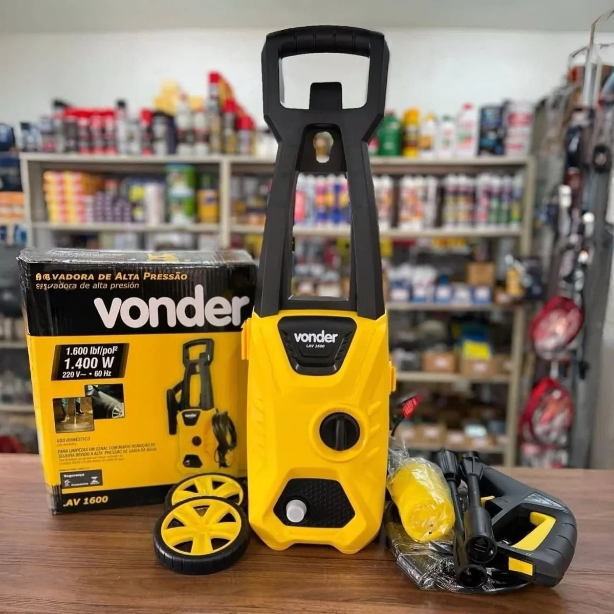 Lavadora De Alta Pressão Economica Potente 1400w Vonder