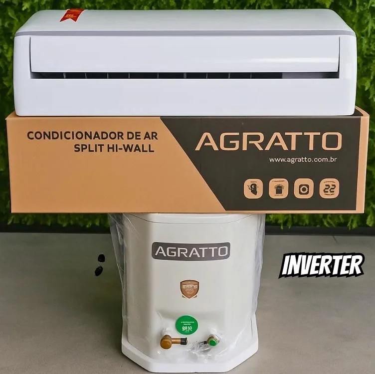 Ar Condicionado Split Inverter 9000 Btus Frio Liv Top Agratto 220V