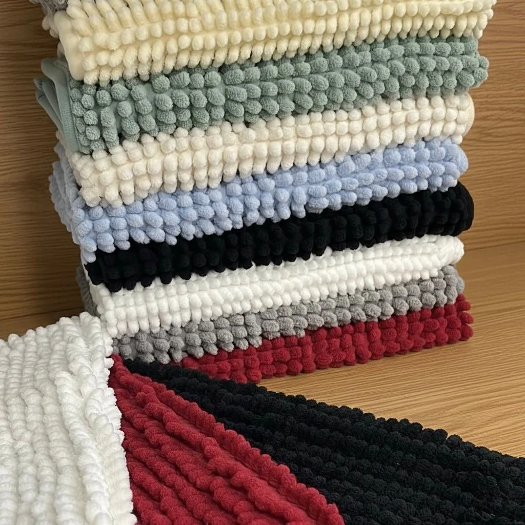 Kit 3 Tapete P/ Banheiro Dedinho Bolinha Toalha Macio