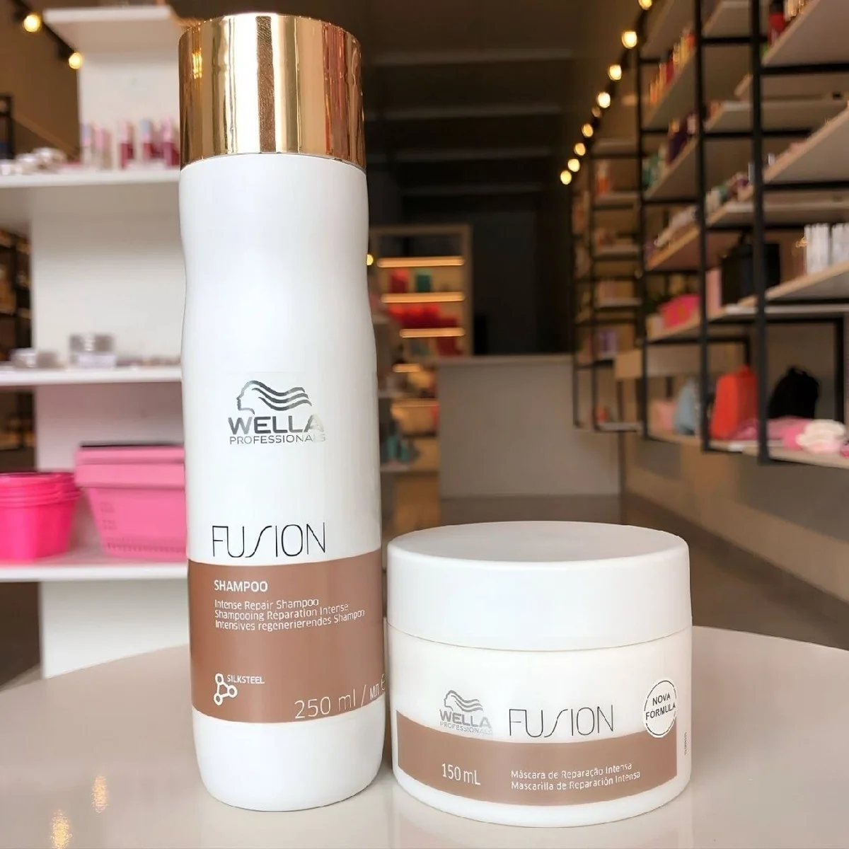Kit Wella Professionals Fusion Shampoo E Máscara