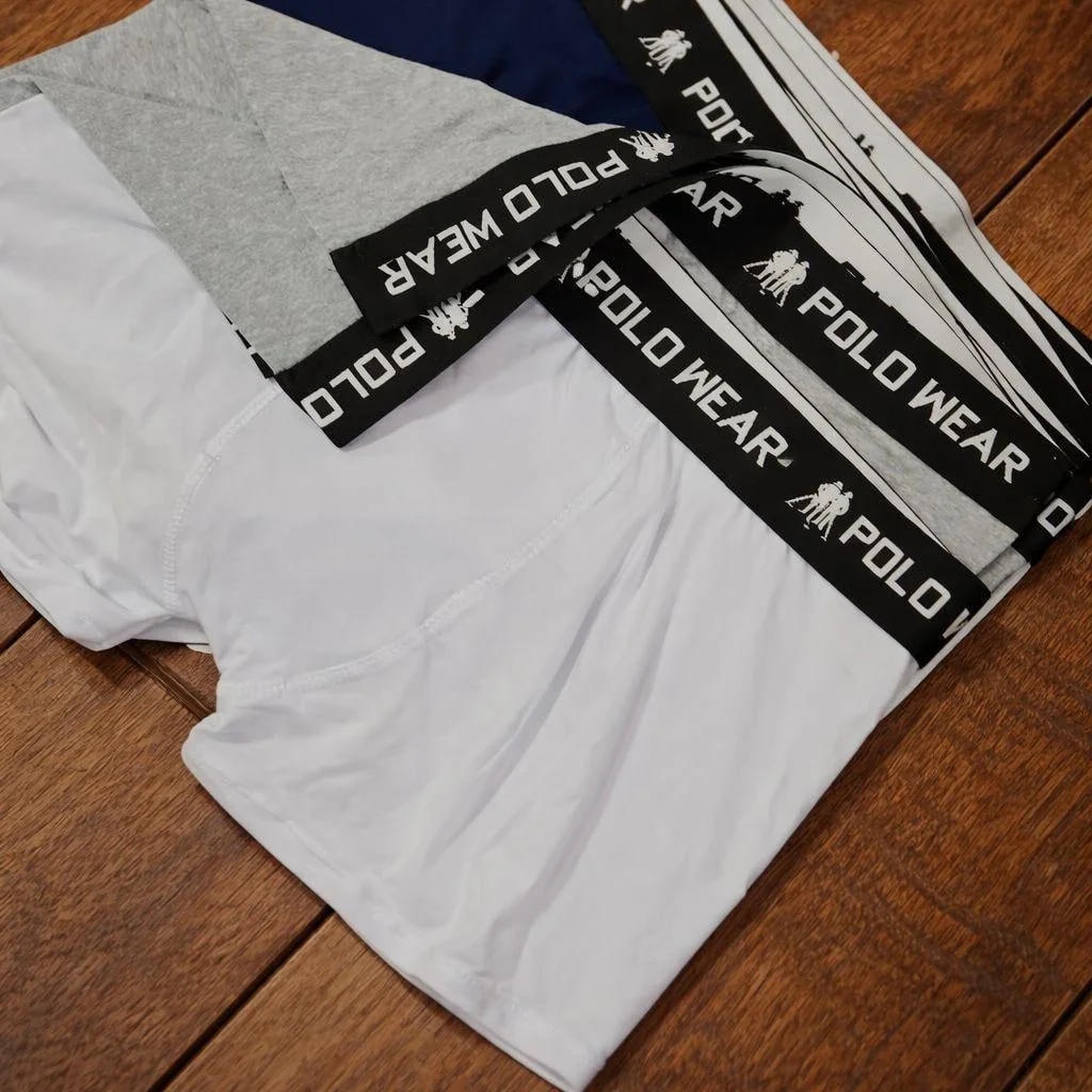 Kit 10 Cuecas Algodão Sem Costura Lateral Polo Wear