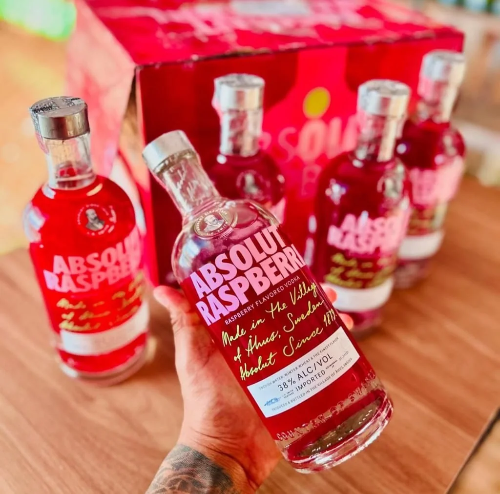 Vodka Absolut Raspberri - 750 ml