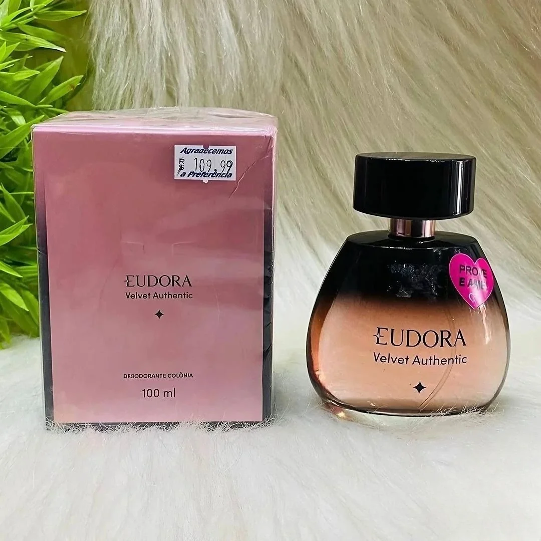 Eudora Kit Presente Dia Das Mães - Perfume velvet Authentic - Máscara de Cílios Turbo Soul Eudora