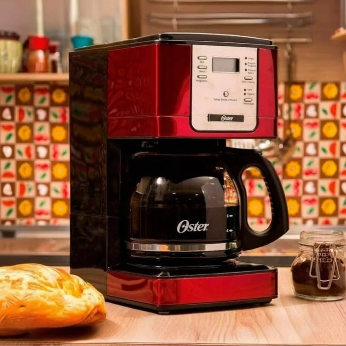 Oster Cafeteira Flavor Programável, Vermelha, 220v,