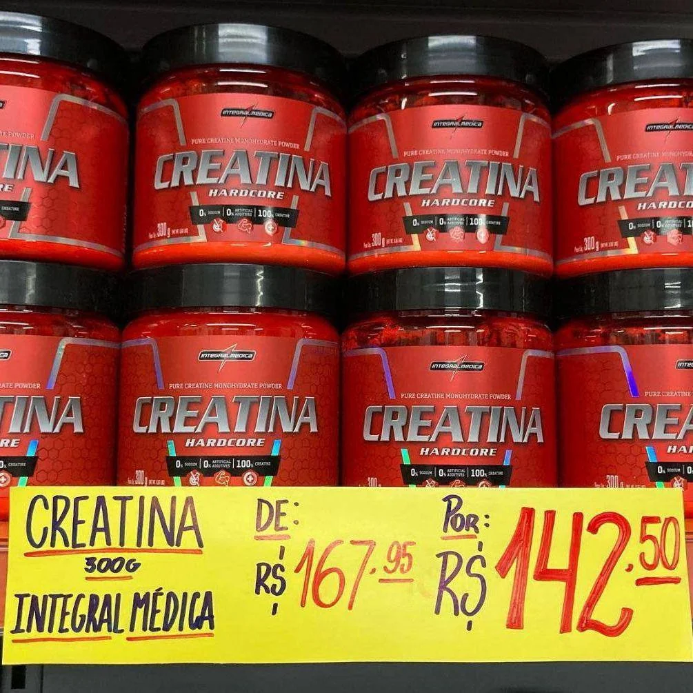 Creatina 100% Pura 300g Integralmedica - Força E Performance Neutro