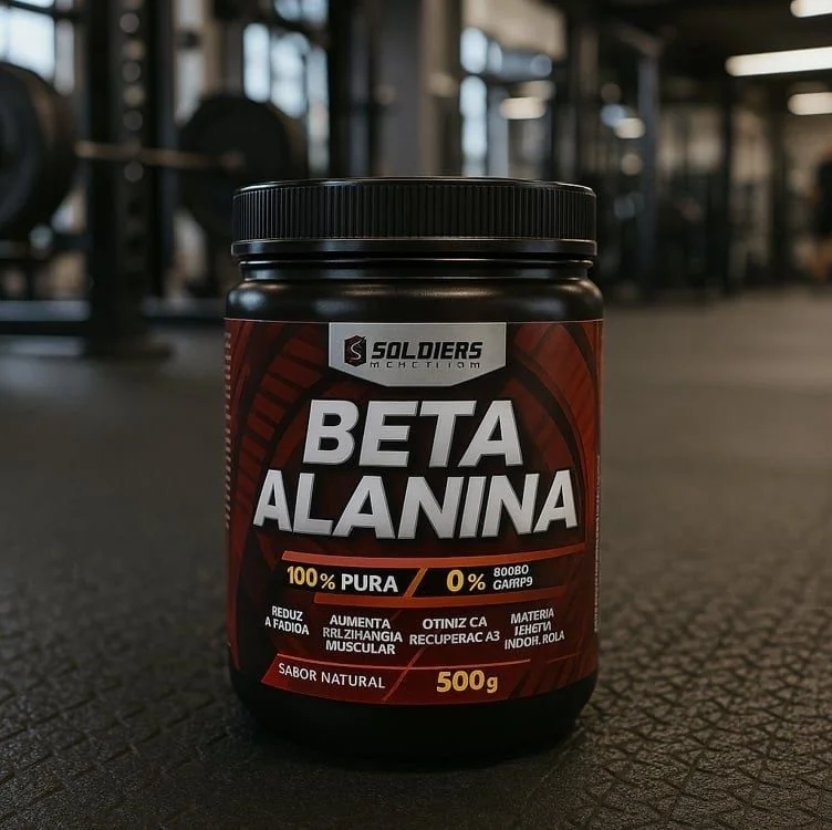 Beta Alanina Pura 500g Soldiers Nutrition Treino Performance Força