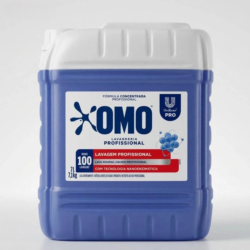 Lava Roupas Liquido Profissional Omo Pro 7L