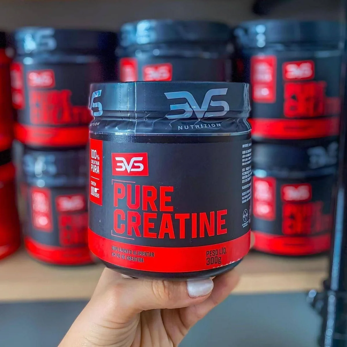 Creatina Monohidratada 300g 100% Pura 3VS Nutrition