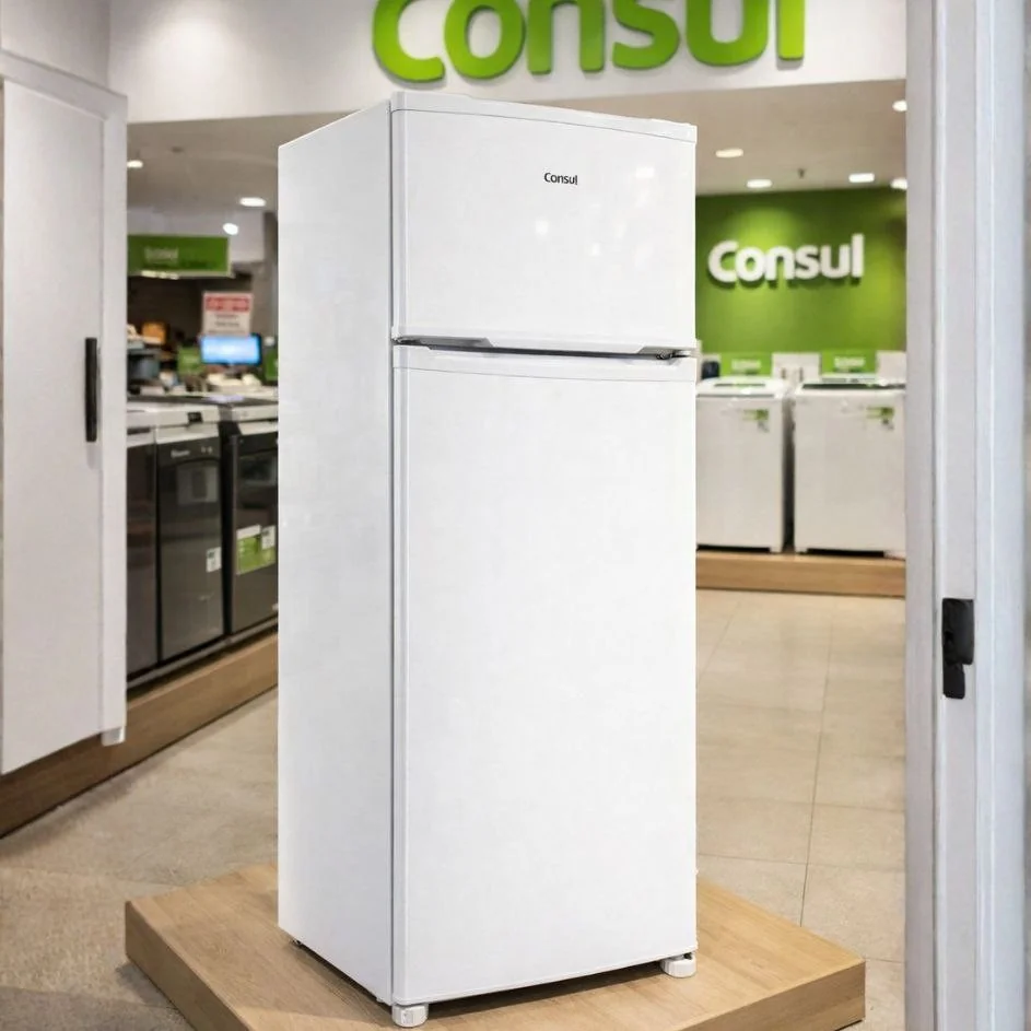 Geladeira Cycle Defrost 332L Prateleiras Removíveis Branca Consul - CRD37MB 110V