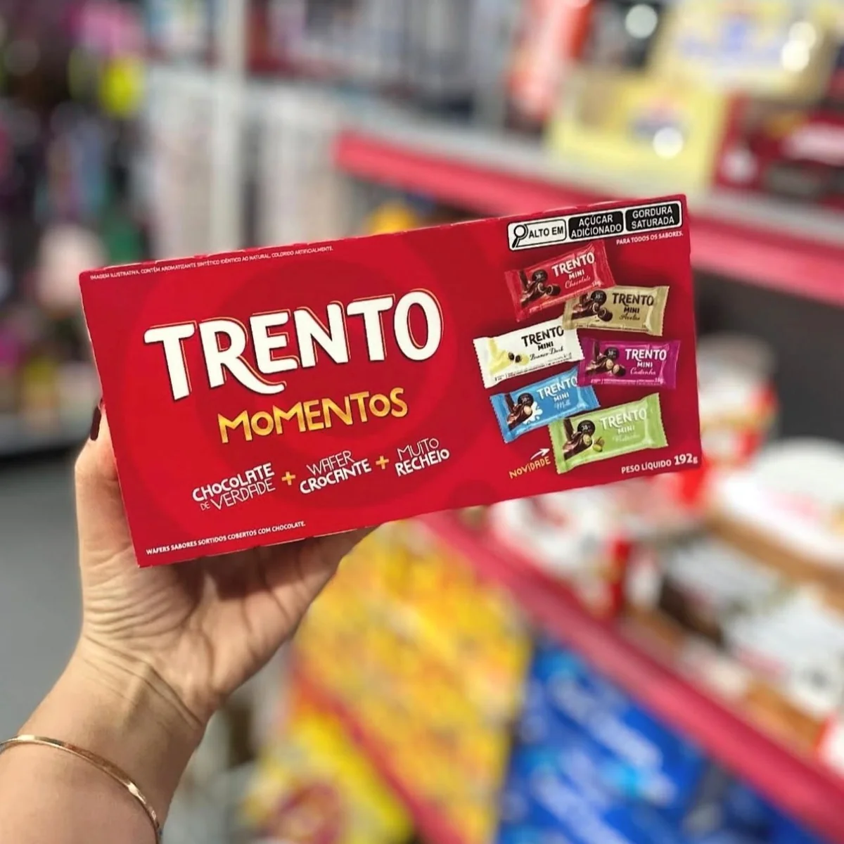 Chocolate Trento Mini Momentos Sortidos 168g