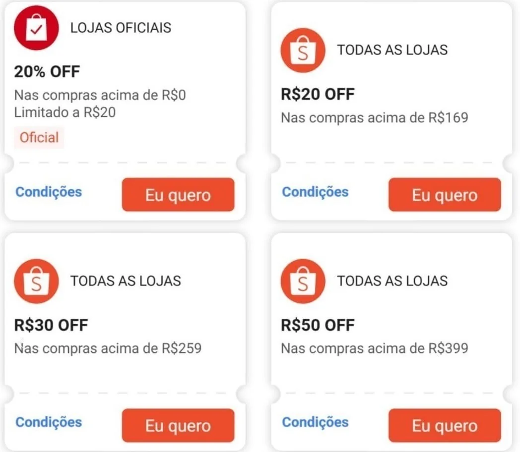 Cupom de Desconto Shopee 2026