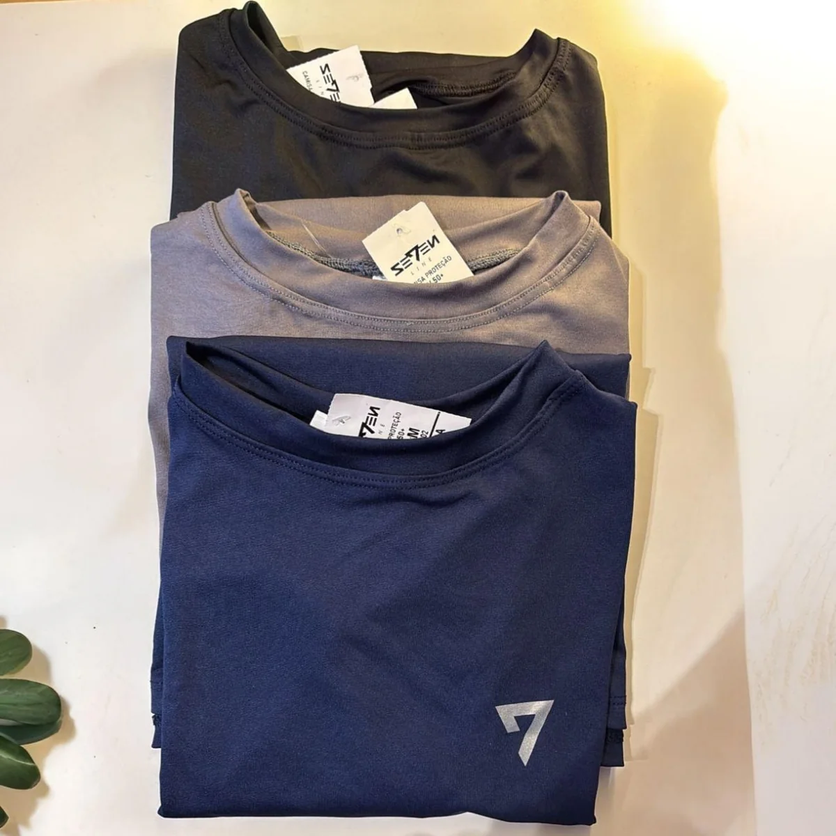 Kit 3 Camisetas Térmicas Masculina Segunda Pele Camisa Uv50-