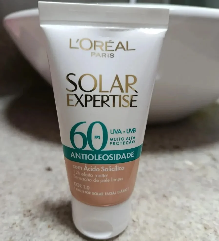 Proteção UVA/UVB FPS 60, excelente protetor 😉